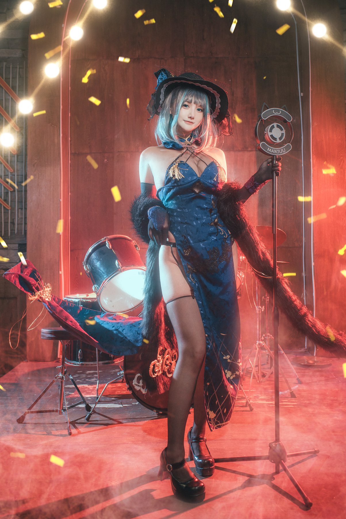 Coser@仙九Airi Vol.003 柴郡旗袍