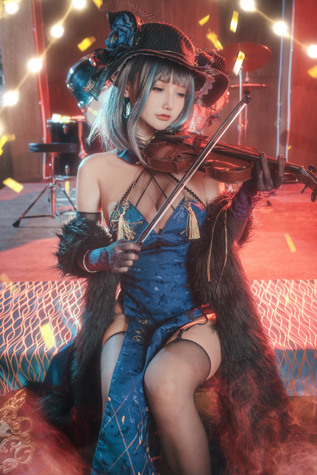 Coser@仙九Airi Vol.003 柴郡旗袍