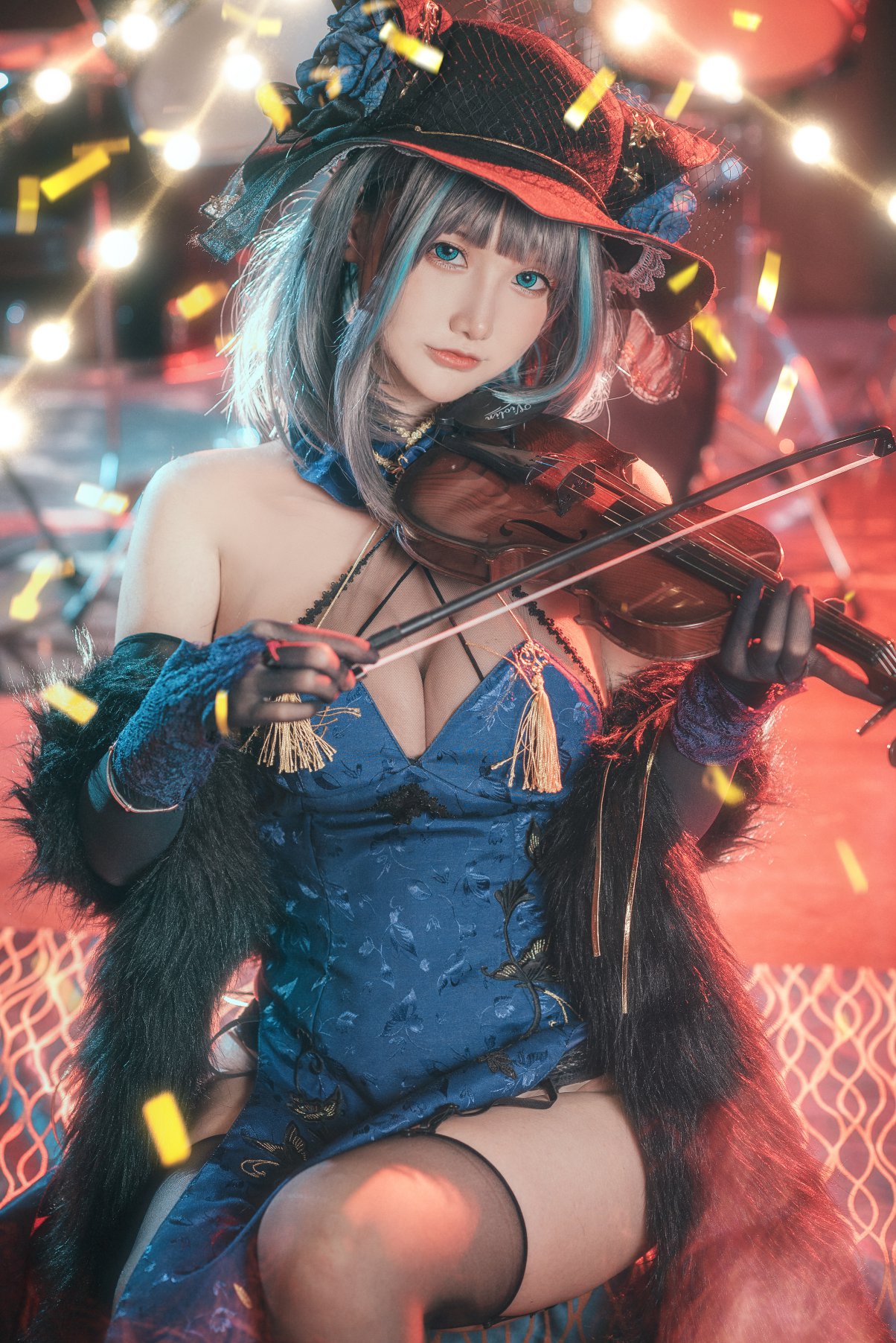 Coser@仙九Airi Vol.003 柴郡旗袍
