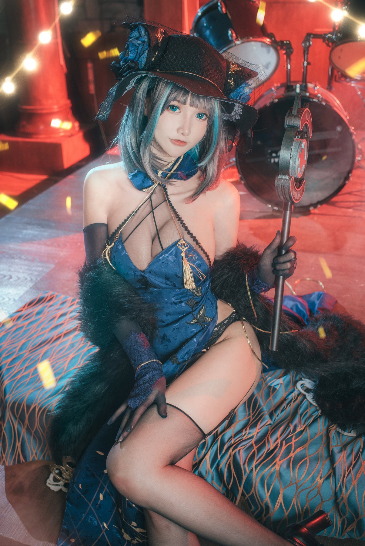 Coser@仙九Airi Vol.003 柴郡旗袍