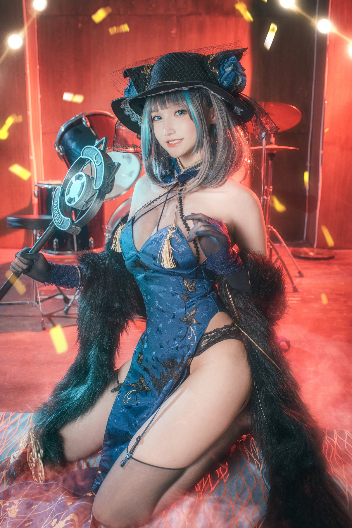 Coser@仙九Airi Vol.003 柴郡旗袍