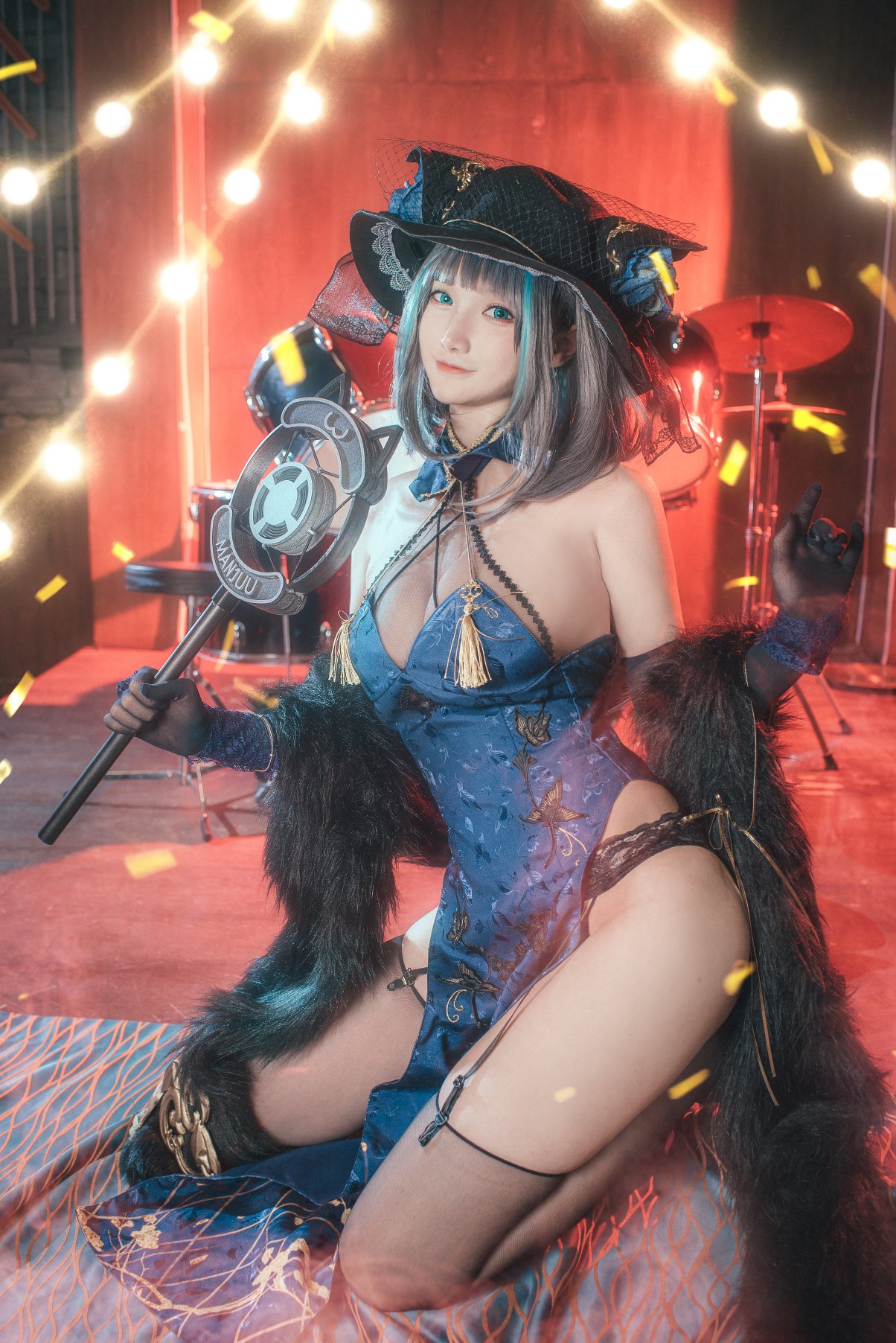 Coser@仙九Airi Vol.003 柴郡旗袍