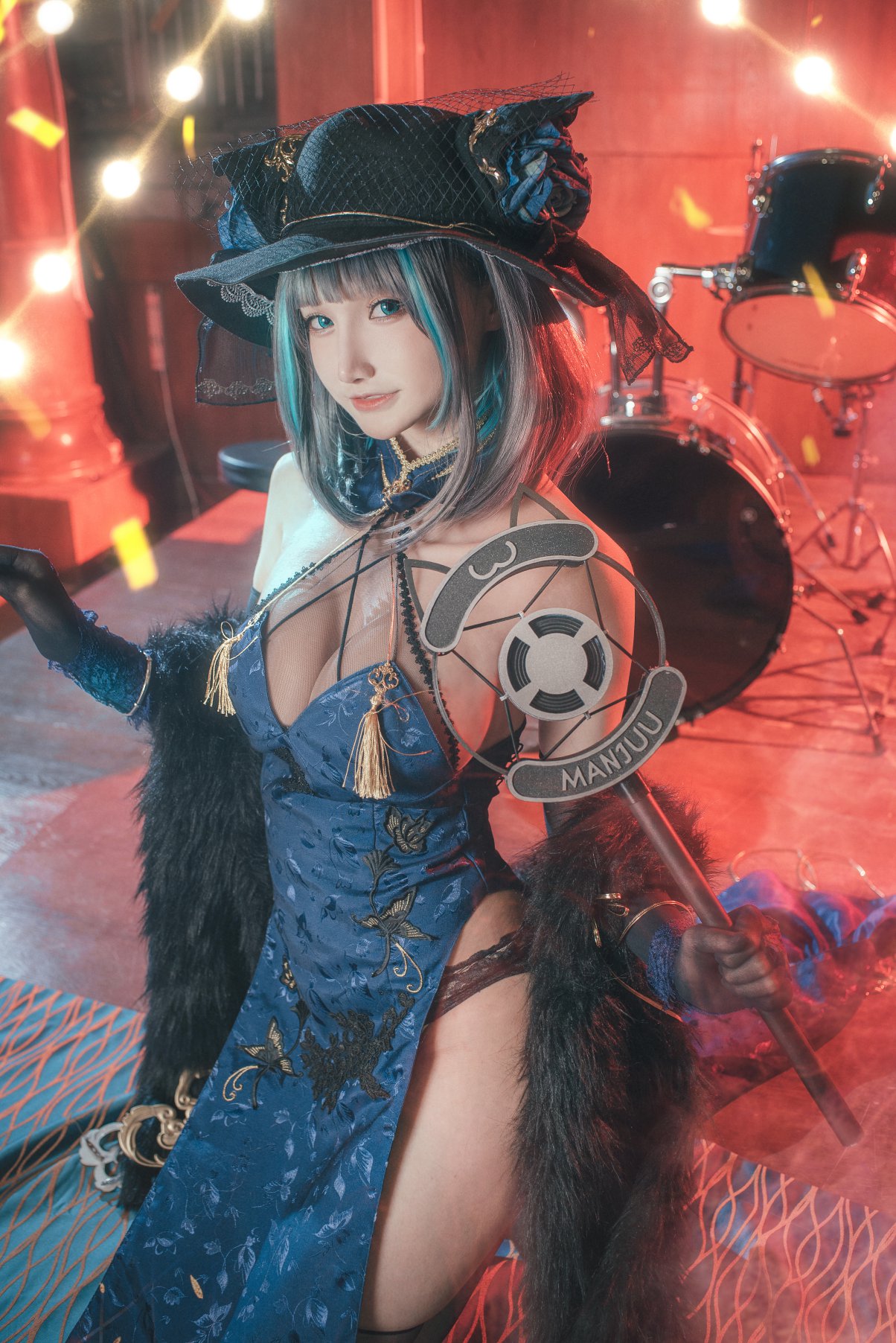 Coser@仙九Airi Vol.003 柴郡旗袍