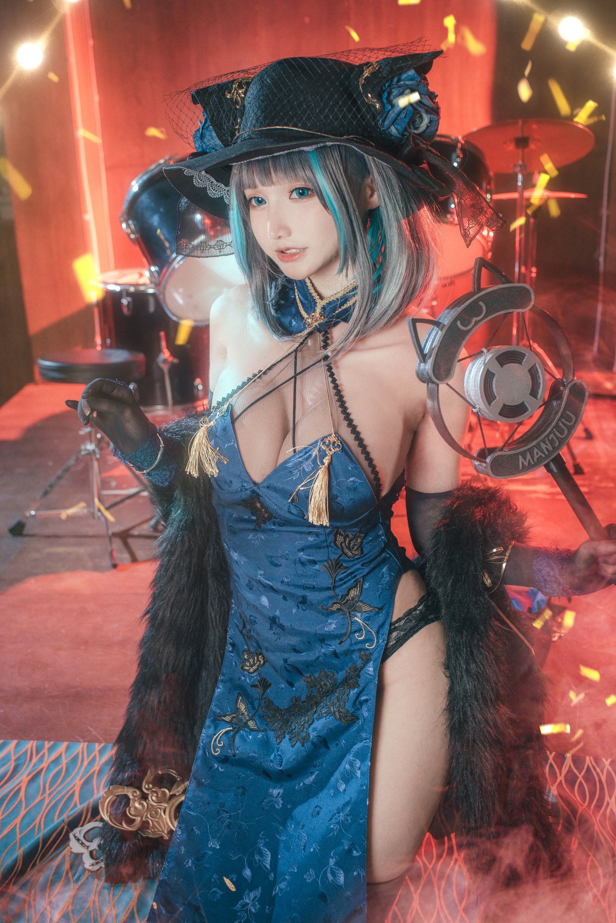Coser@仙九Airi Vol.003 柴郡旗袍