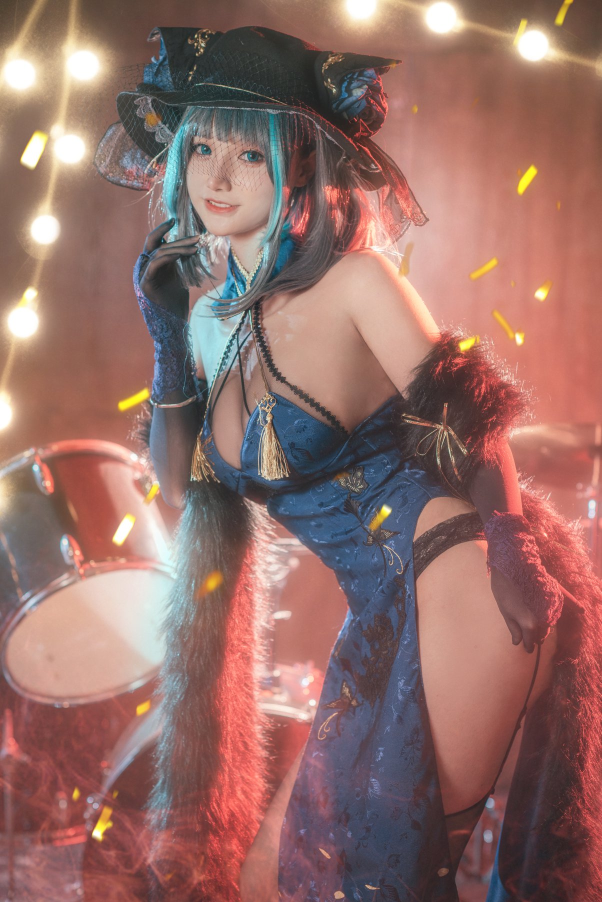 Coser@仙九Airi Vol.003 柴郡旗袍