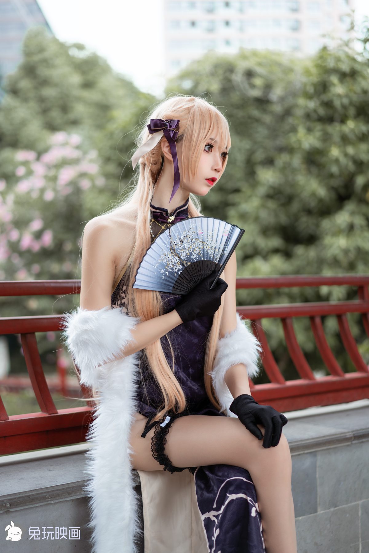 Coser@兔玩映画 Vol.053 紫雨心