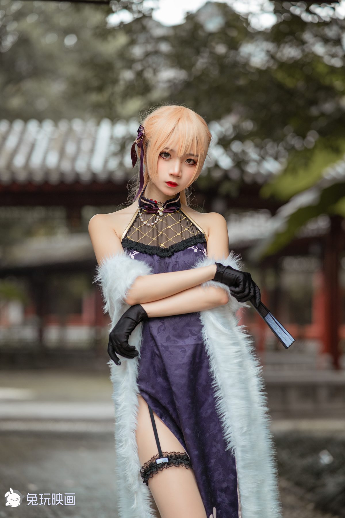 Coser@兔玩映画 Vol.053 紫雨心