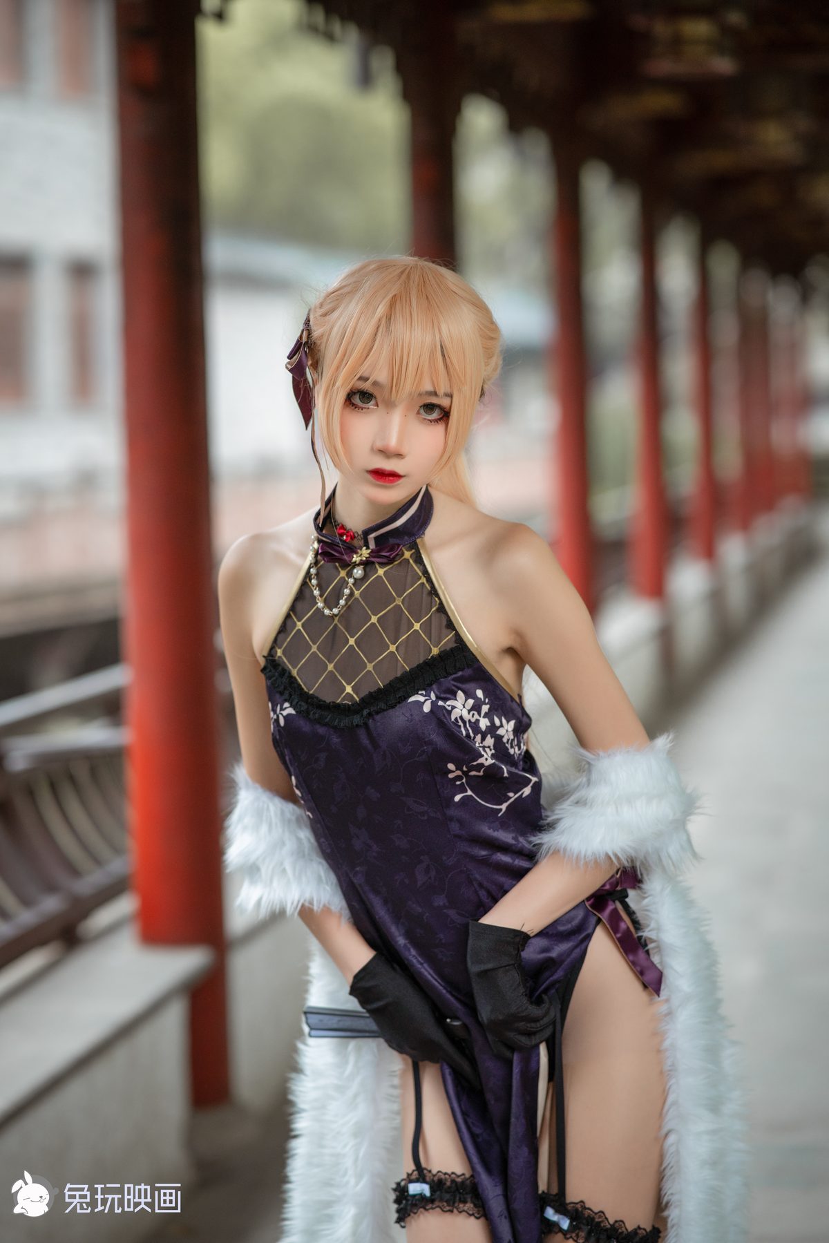 Coser@兔玩映画 Vol.053 紫雨心