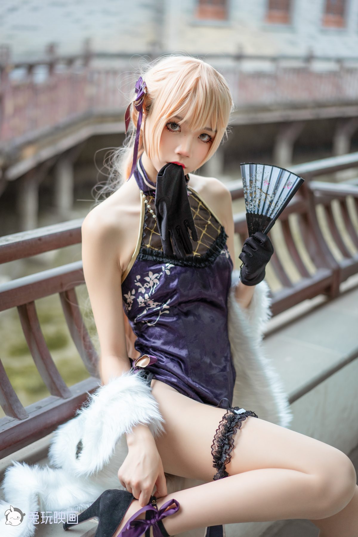 Coser@兔玩映画 Vol.053 紫雨心