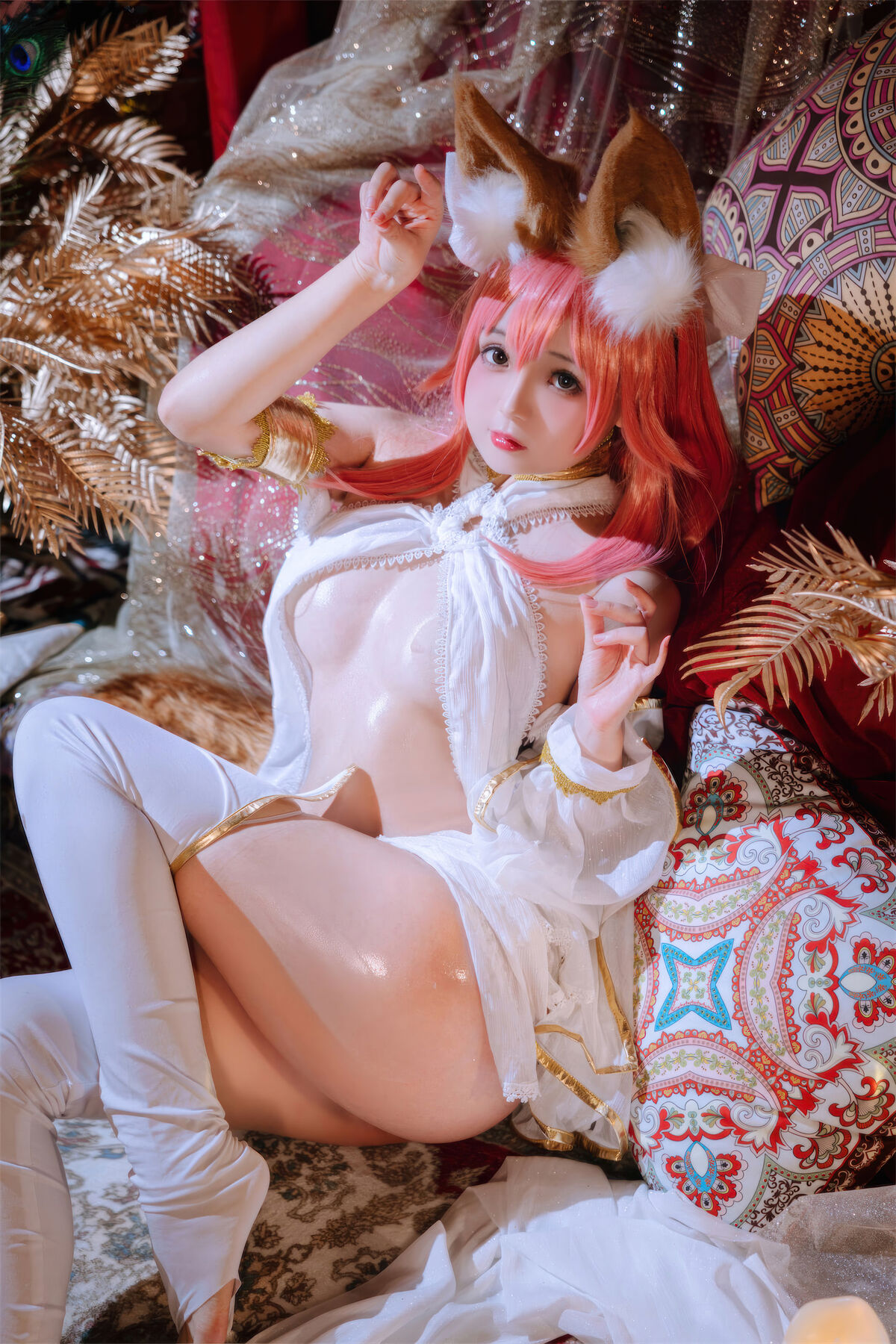 Coser@日奈娇 – 玉藻前舞娘 – 涂油