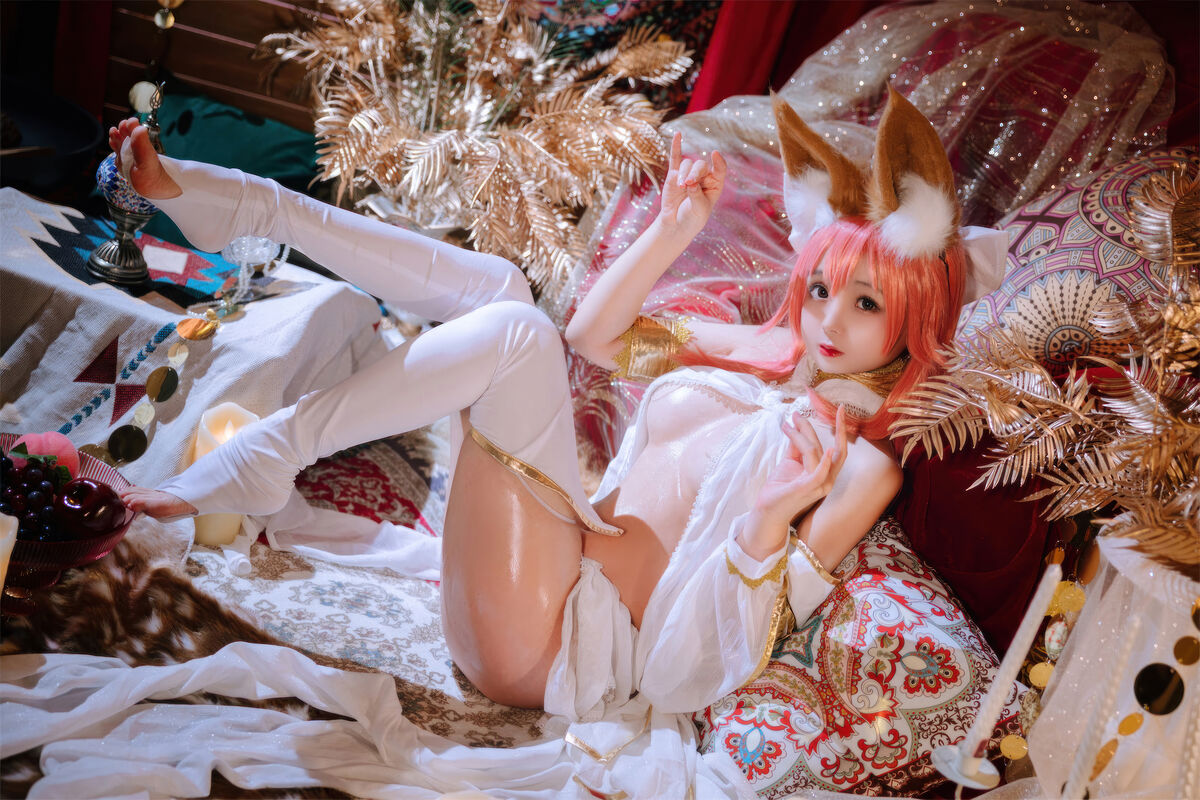 Coser@日奈娇 – 玉藻前舞娘 – 涂油