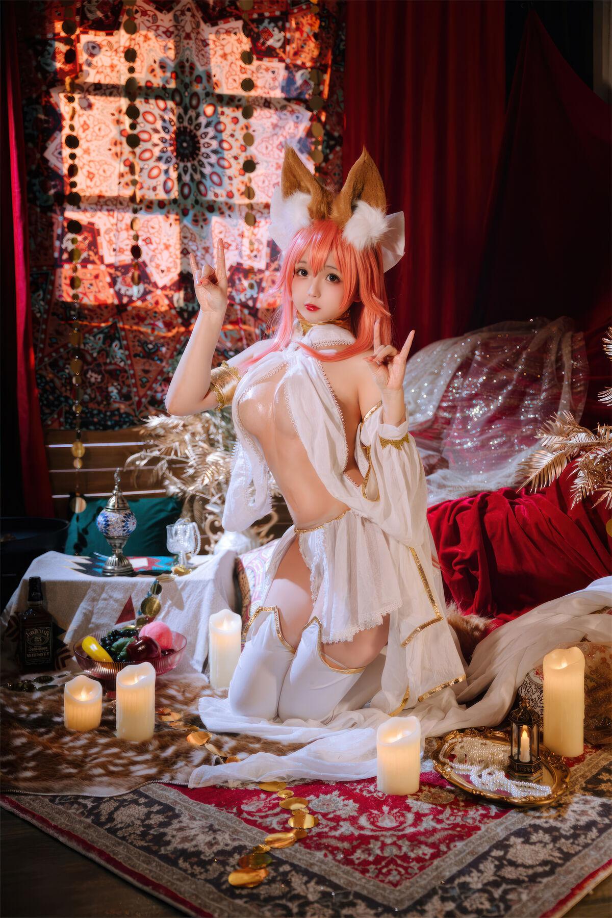 Coser@日奈娇 – 玉藻前舞娘 – 涂油