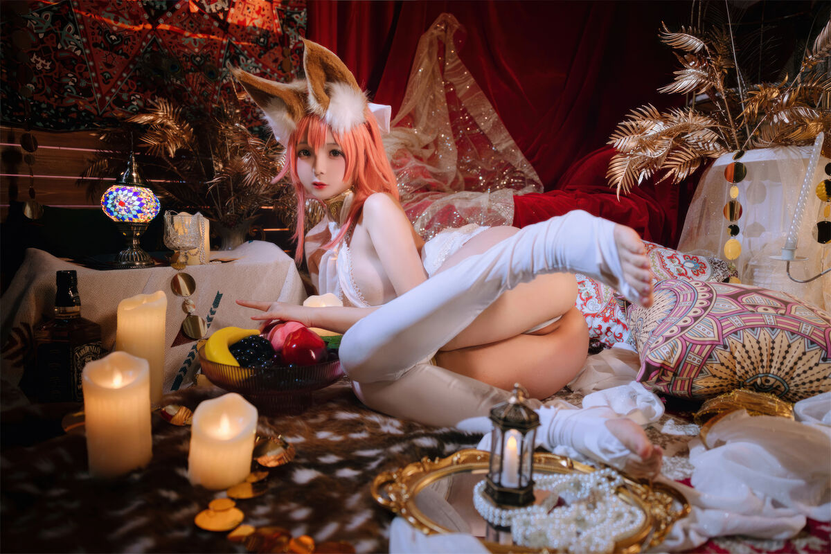 Coser@日奈娇 – 玉藻前舞娘 – 涂油