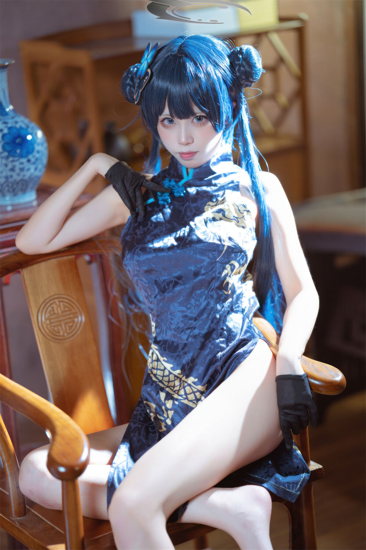 Coser@是三不是世w No.031 碧蓝档案 妃咲旗袍