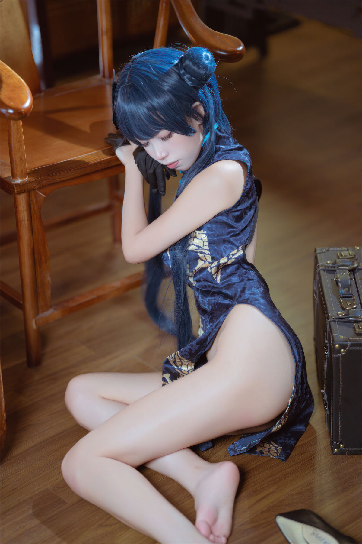 Coser@是三不是世w No.031 碧蓝档案 妃咲旗袍