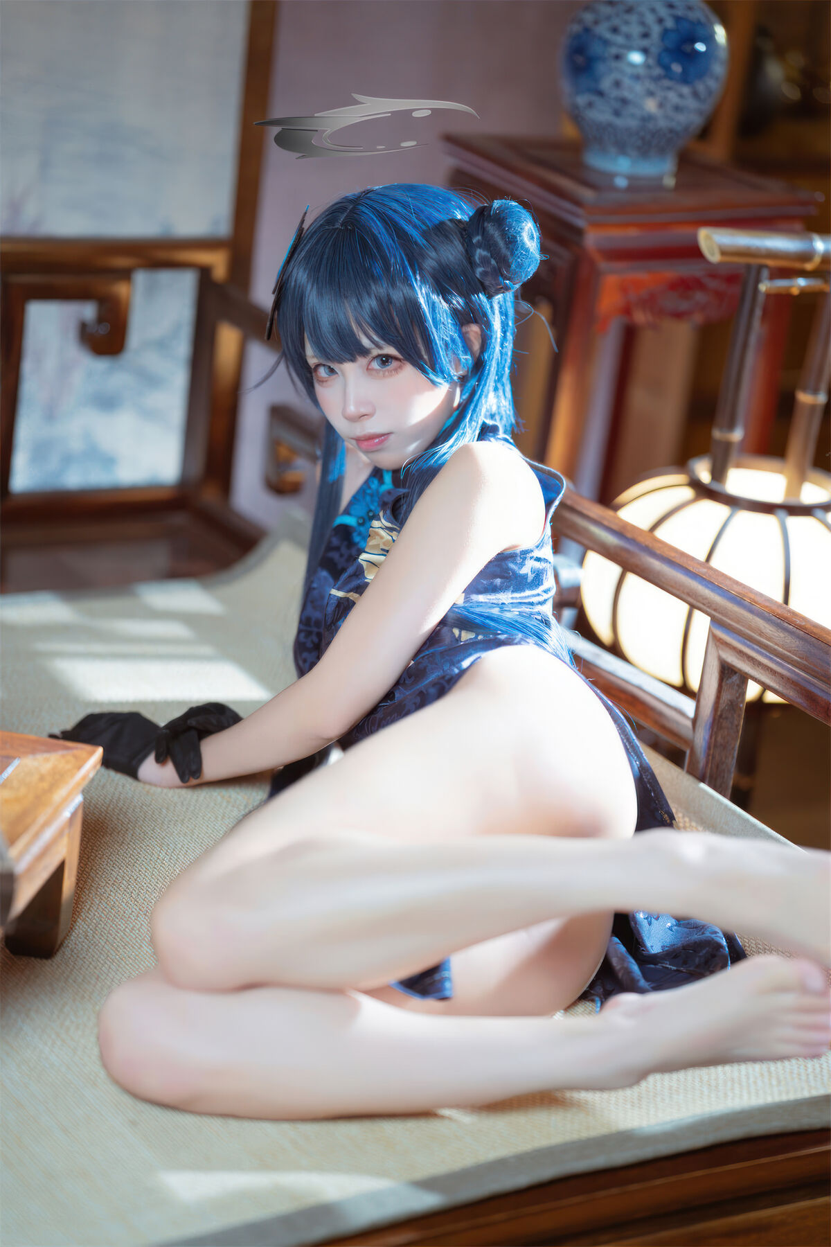 Coser@是三不是世w No.031 碧蓝档案 妃咲旗袍