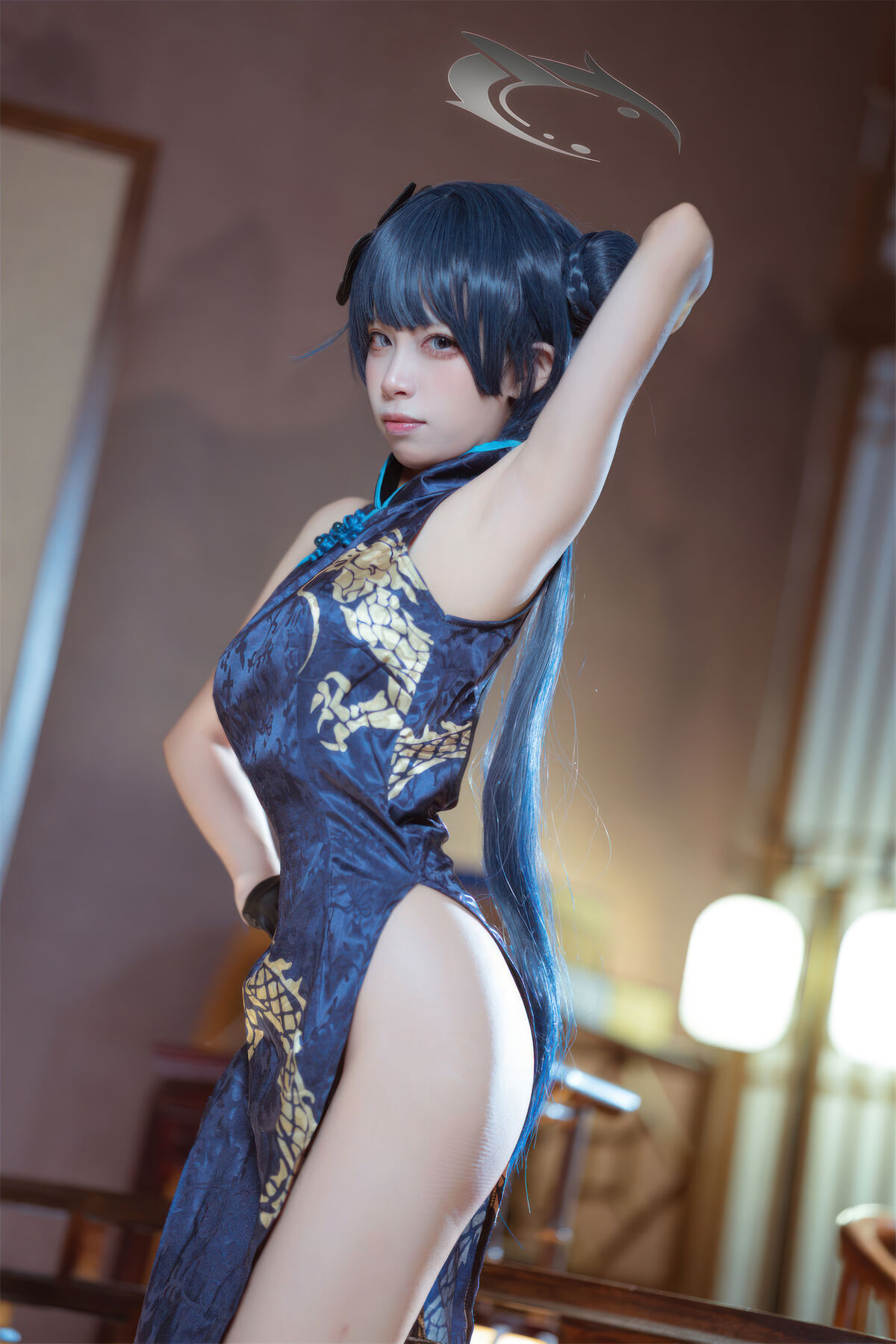 Coser@是三不是世w No.031 碧蓝档案 妃咲旗袍