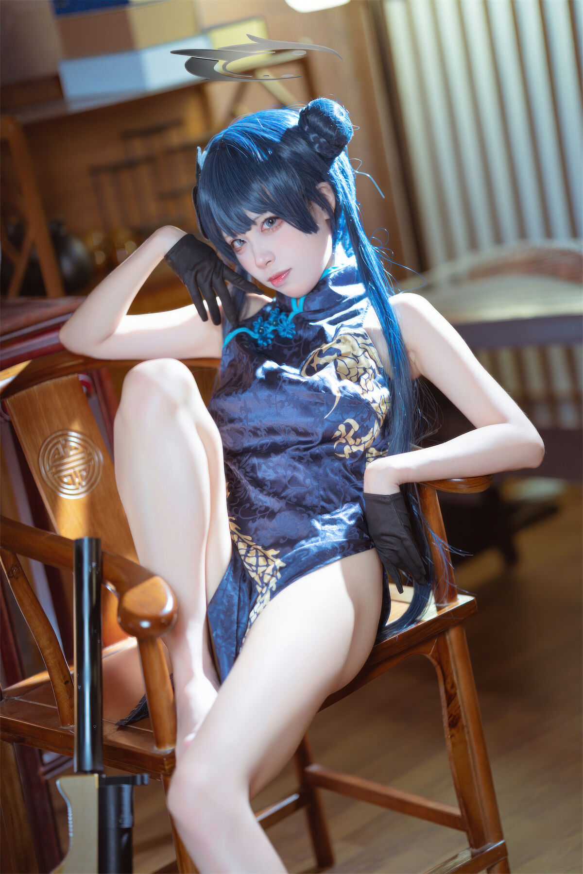 Coser@是三不是世w No.031 碧蓝档案 妃咲旗袍