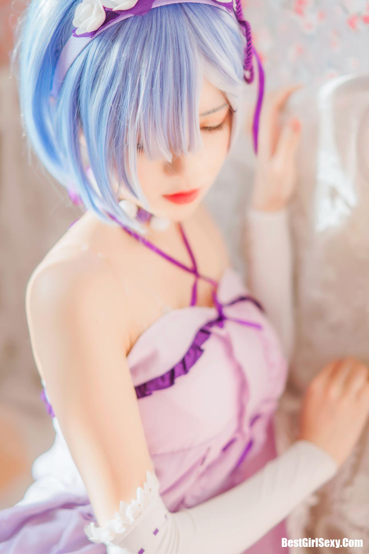 Coser@桜桃喵 Vol.037 蕾姆小睡裙