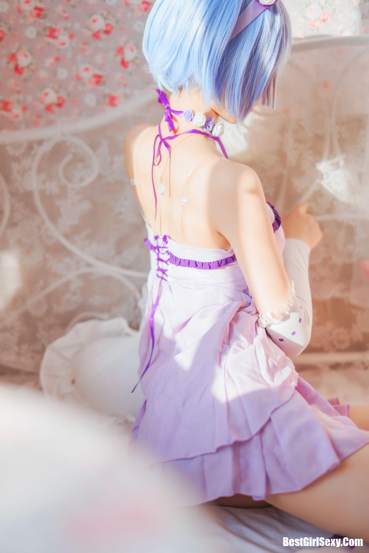 Coser@桜桃喵 Vol.037 蕾姆小睡裙