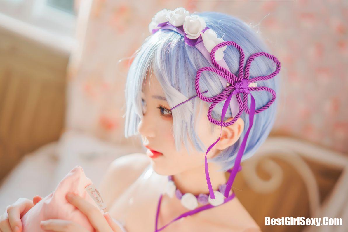 Coser@桜桃喵 Vol.037 蕾姆小睡裙