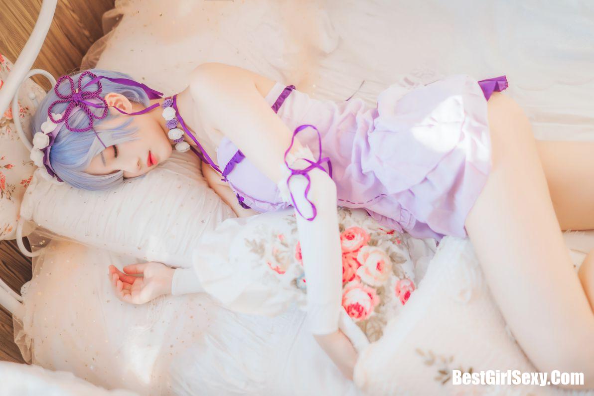 Coser@桜桃喵 Vol.037 蕾姆小睡裙