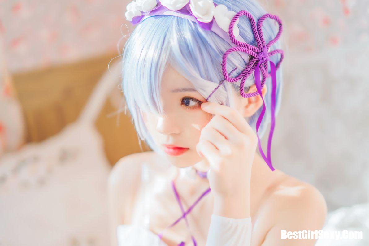 Coser@桜桃喵 Vol.037 蕾姆小睡裙