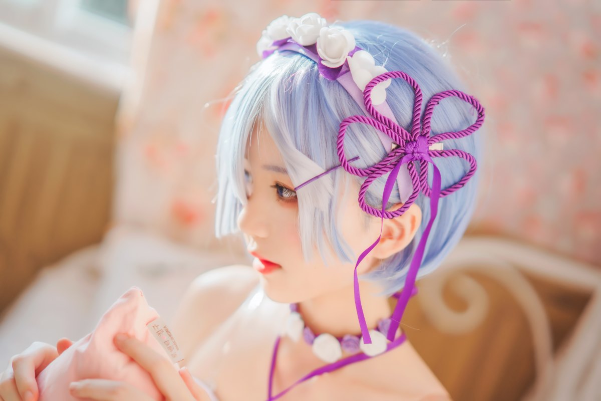 Coser@桜桃喵 Vol.137 蕾姆睡裙