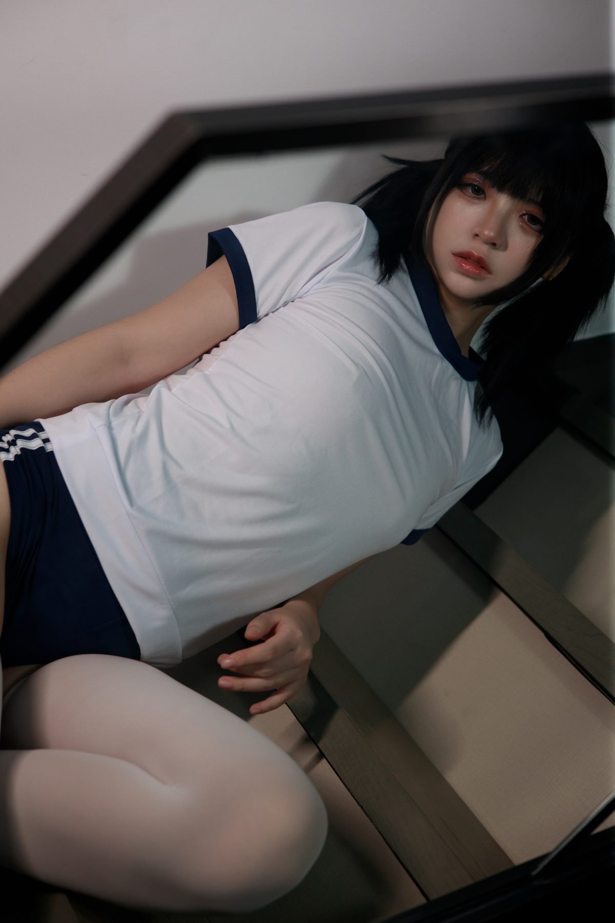 Coser@疯猫ss vol.083 白色情人节福袋 体操服