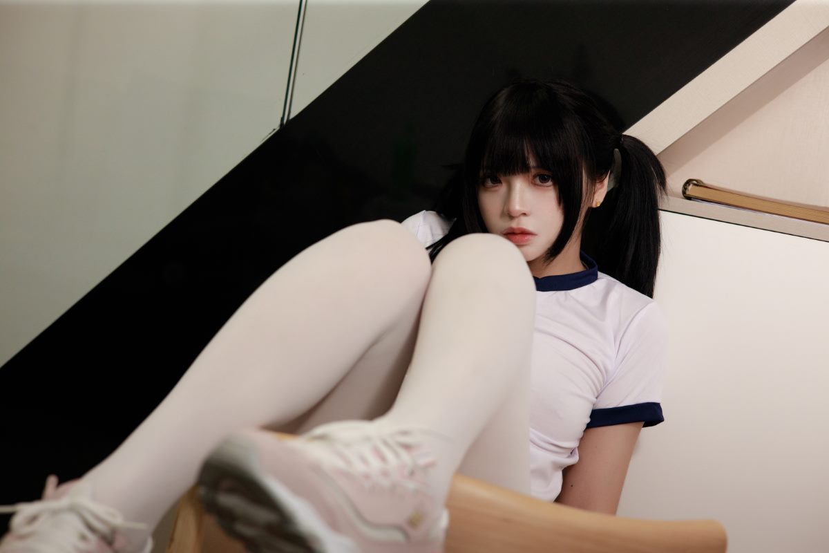 Coser@疯猫ss vol.083 白色情人节福袋 体操服