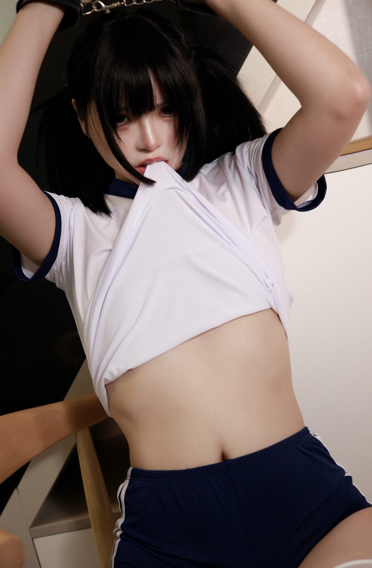 Coser@疯猫ss vol.083 白色情人节福袋 体操服