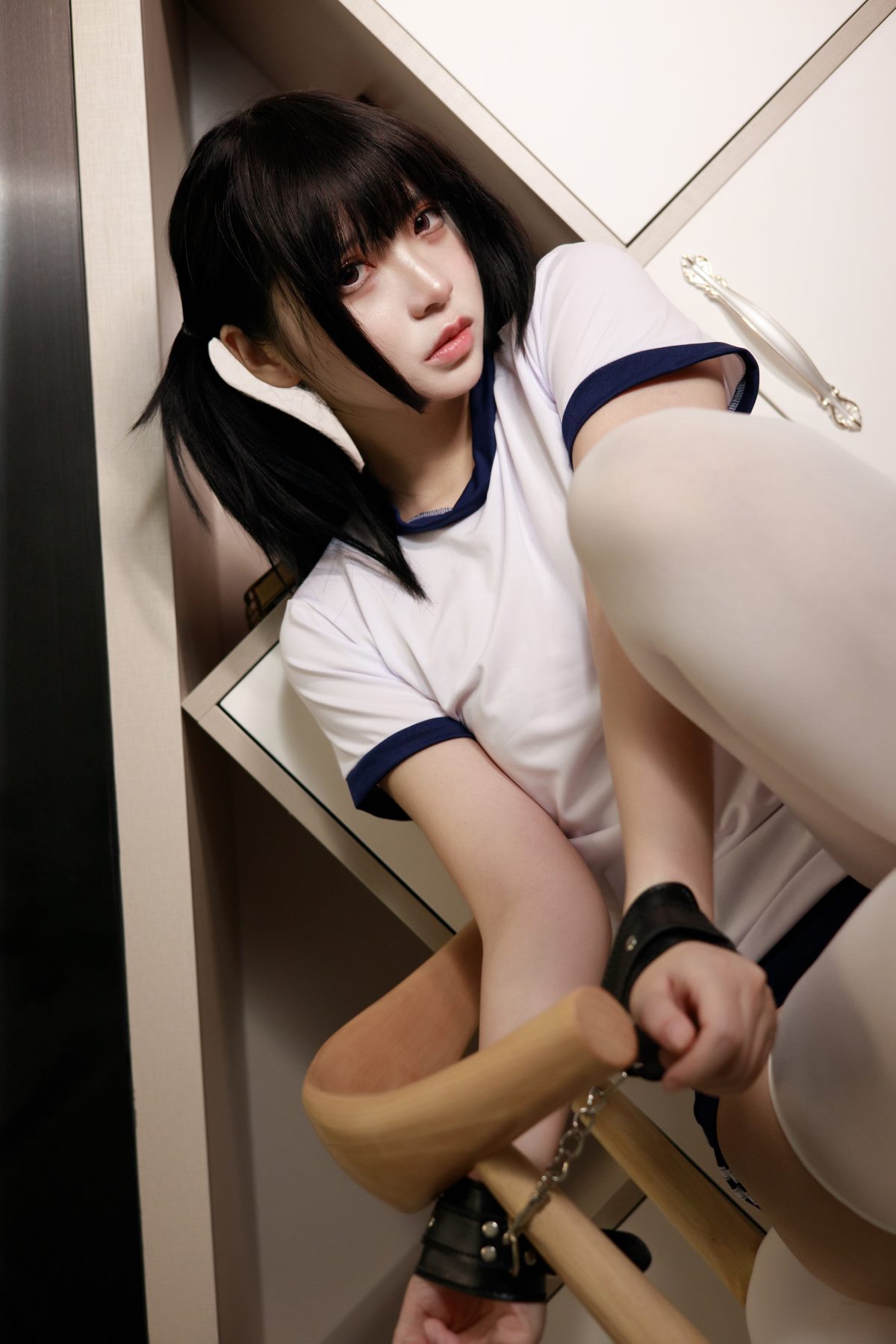 Coser@疯猫ss vol.083 白色情人节福袋 体操服