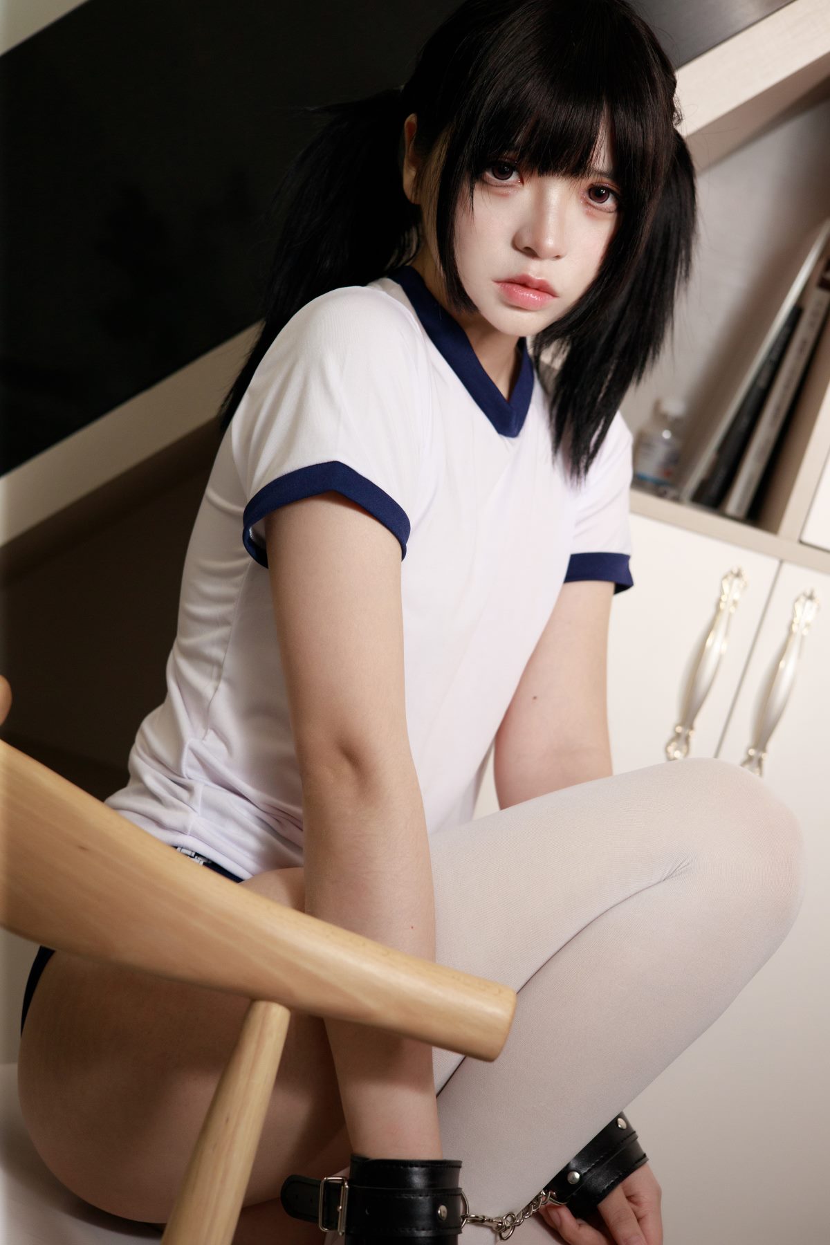 Coser@疯猫ss vol.083 白色情人节福袋 体操服