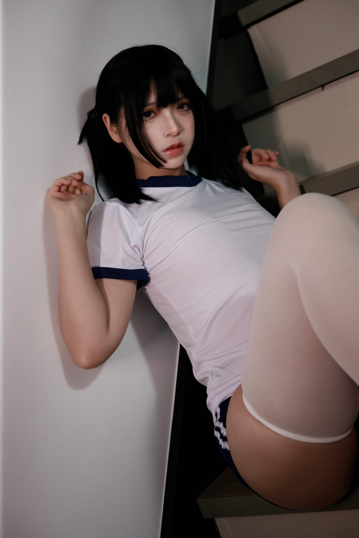 Coser@疯猫ss vol.083 白色情人节福袋 体操服