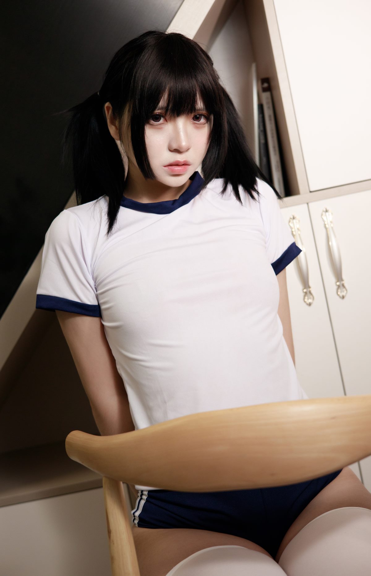 Coser@疯猫ss vol.083 白色情人节福袋 体操服