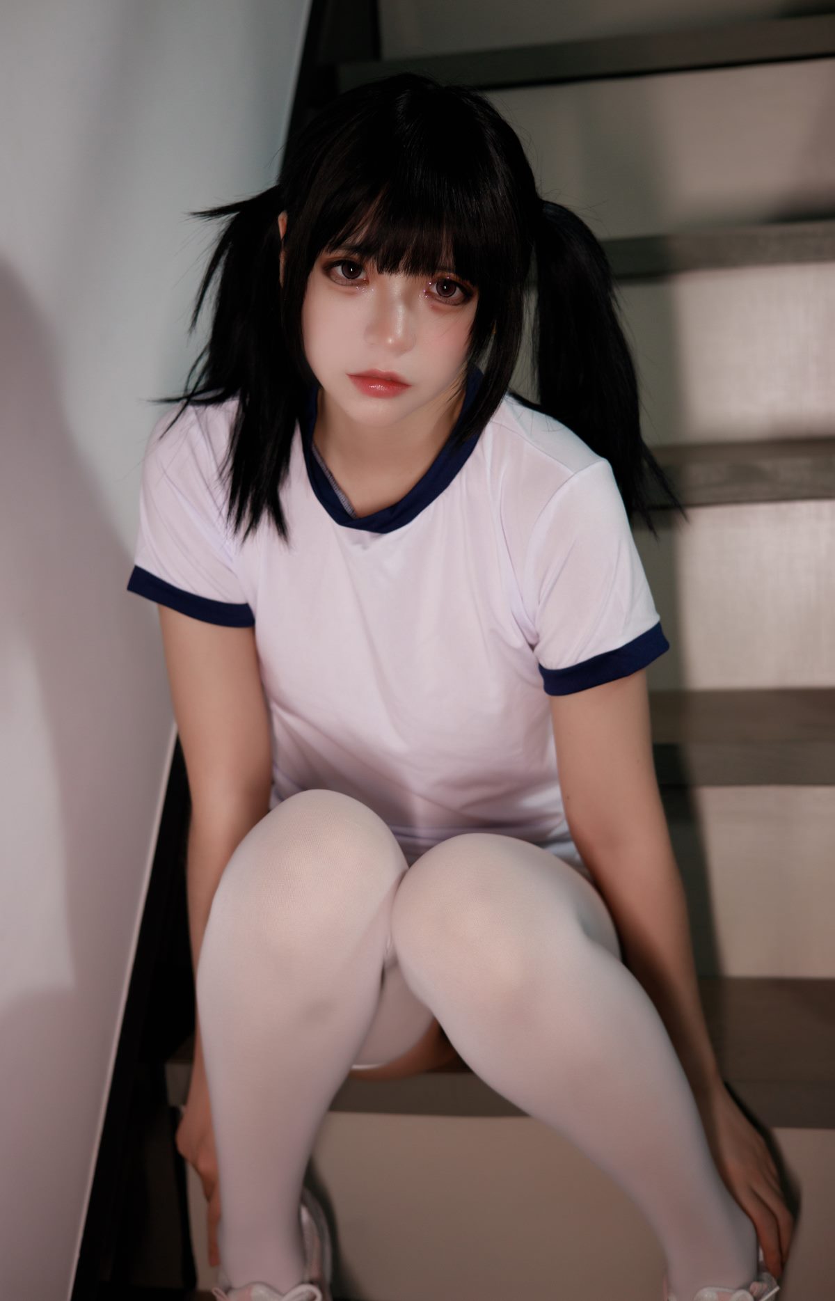 Coser@疯猫ss vol.083 白色情人节福袋 体操服