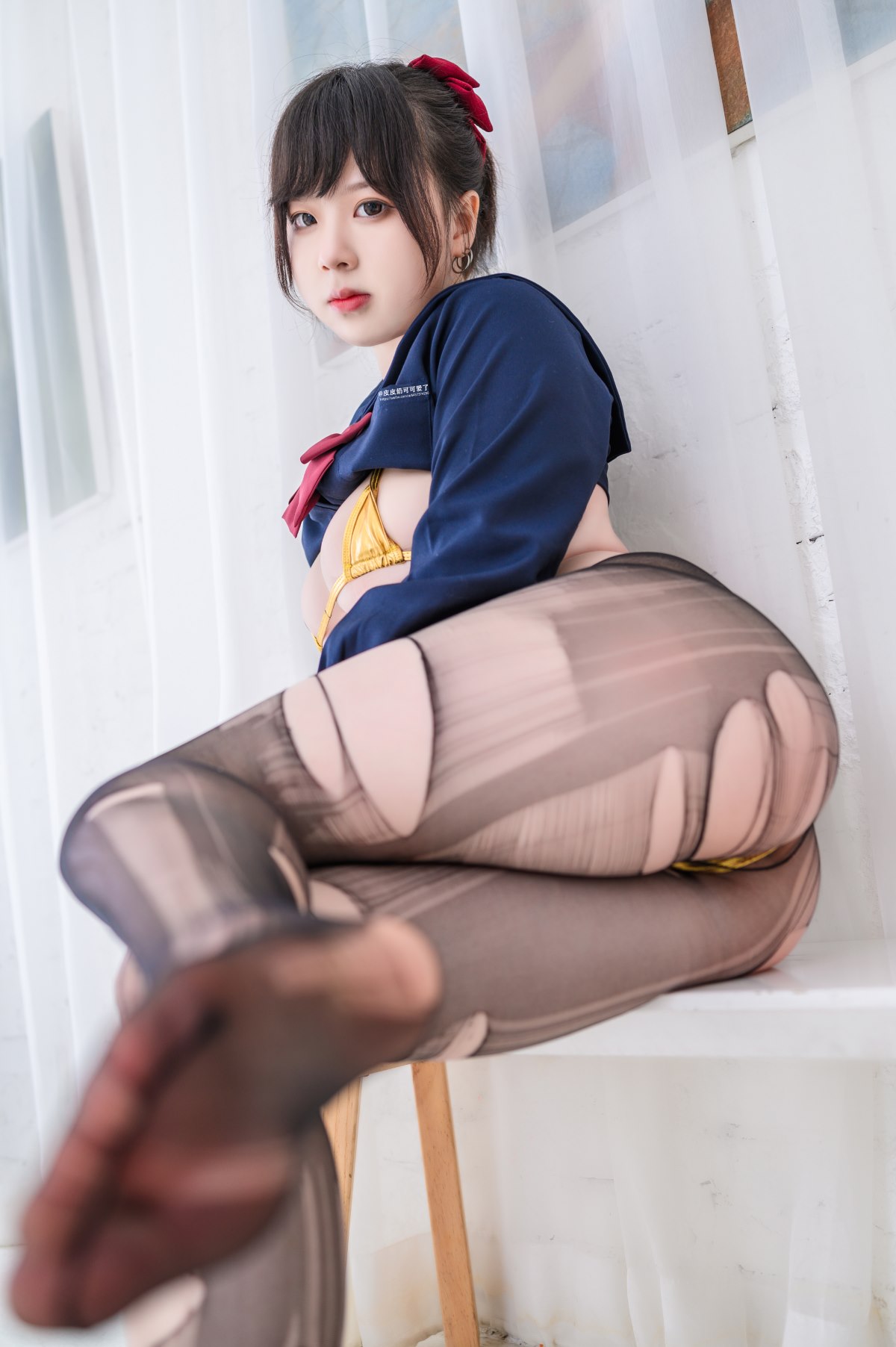 Coser@皮皮奶可可爱了啦 黄金内衣jk