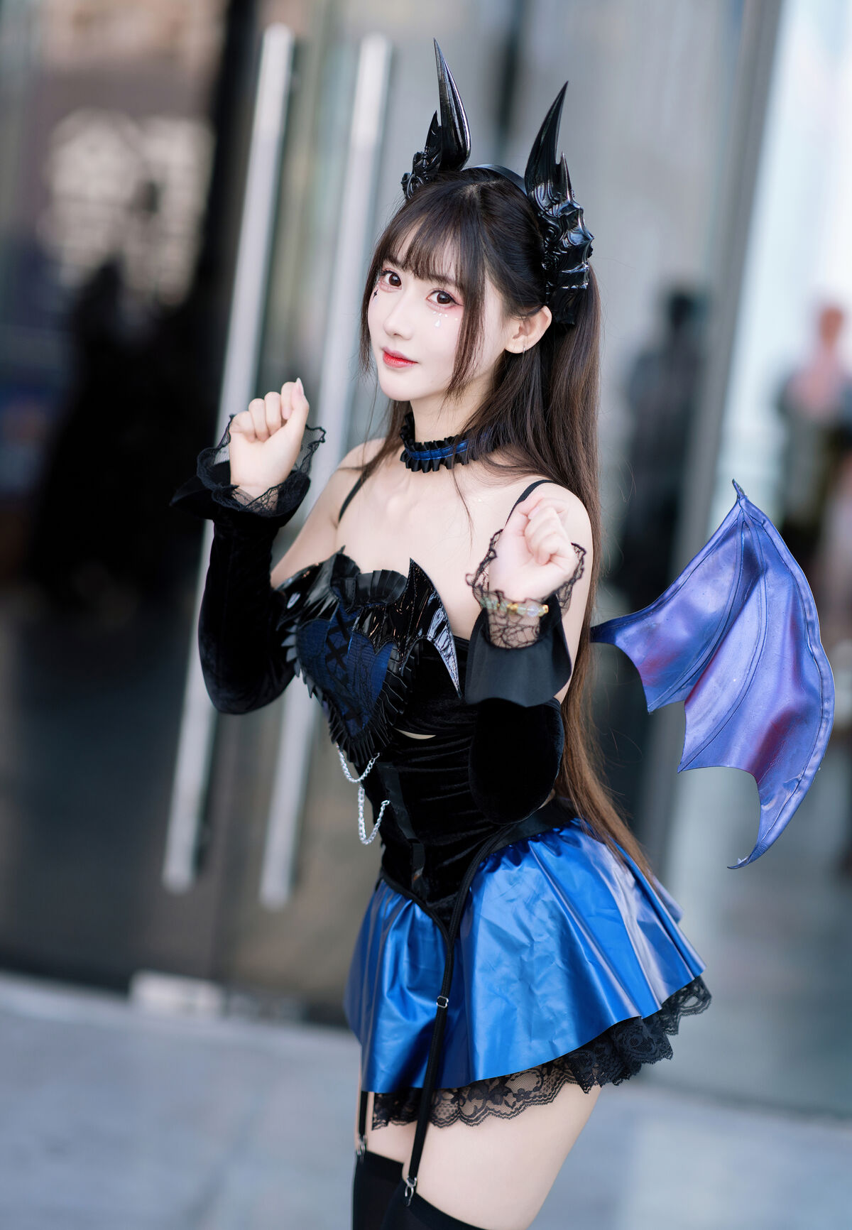 Coser@羽生三未 – 小恶魔 漫展返图