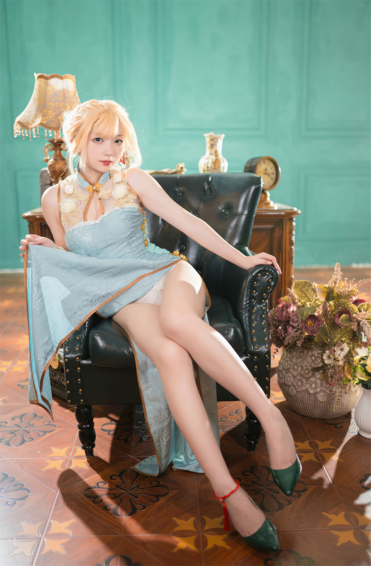 Coser@花铃 – 玉瓯立旗袍