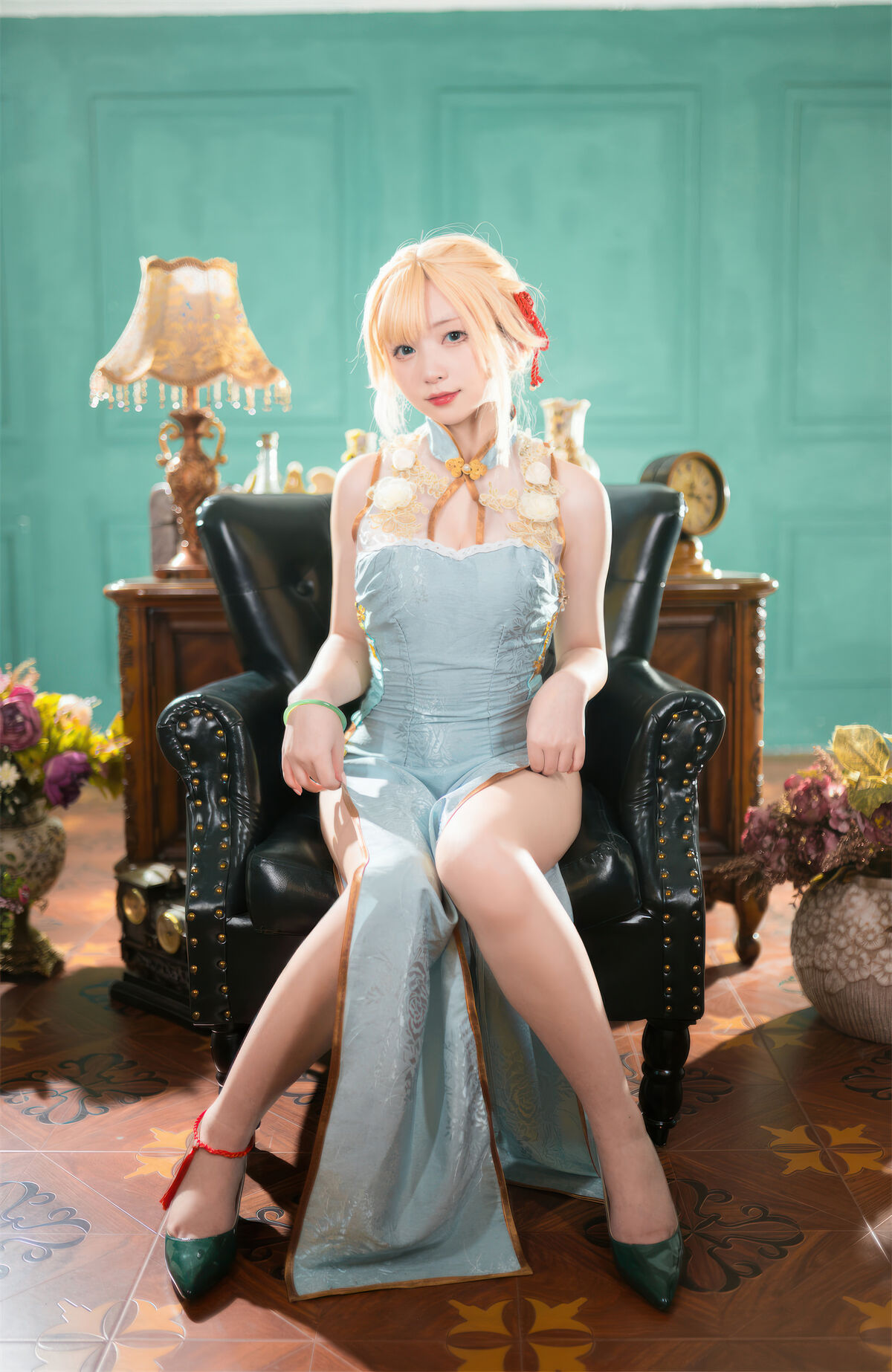 Coser@花铃 – 玉瓯立旗袍