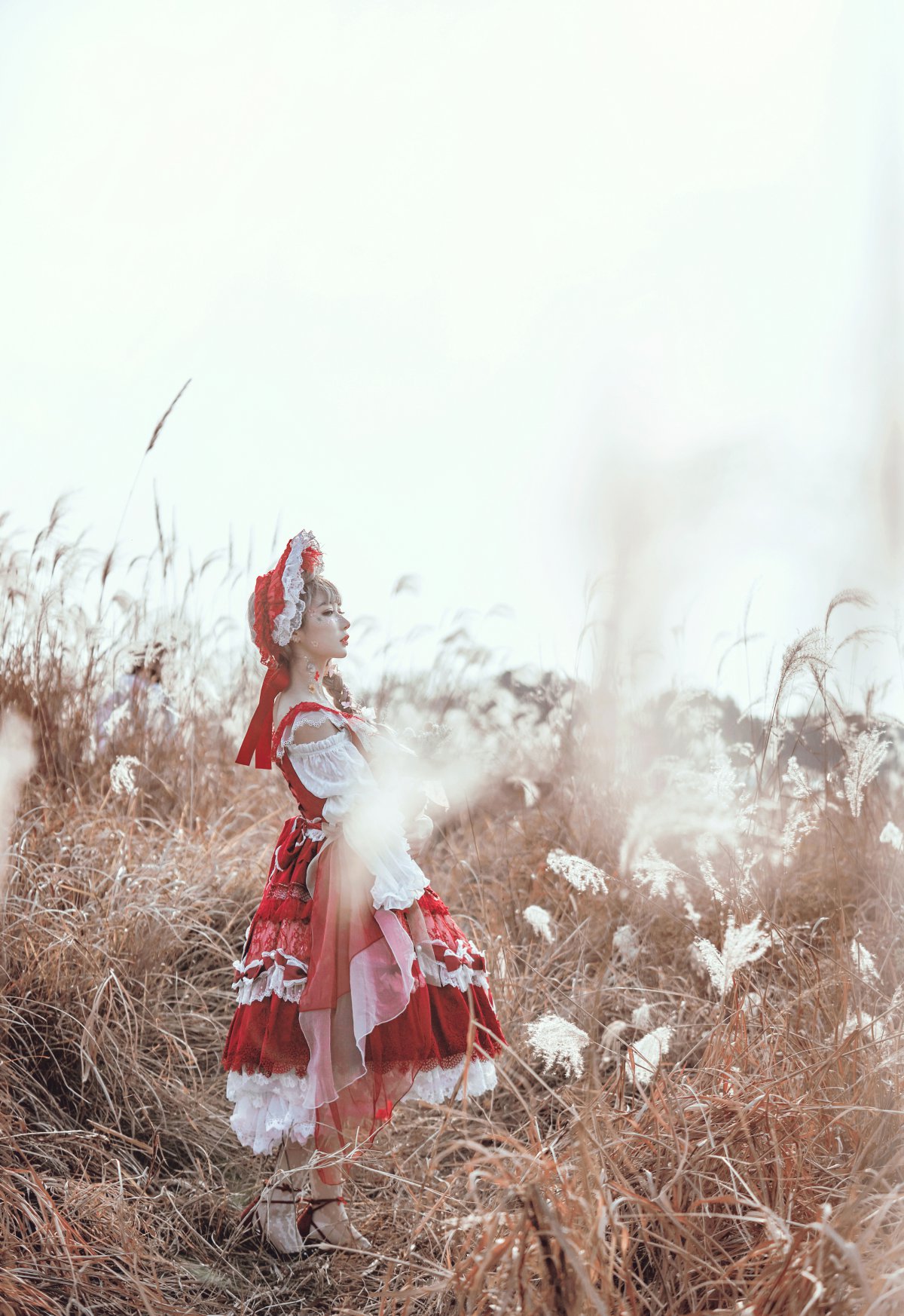 Coser@阿包也是兔娘 Vol.017 lolita红裙