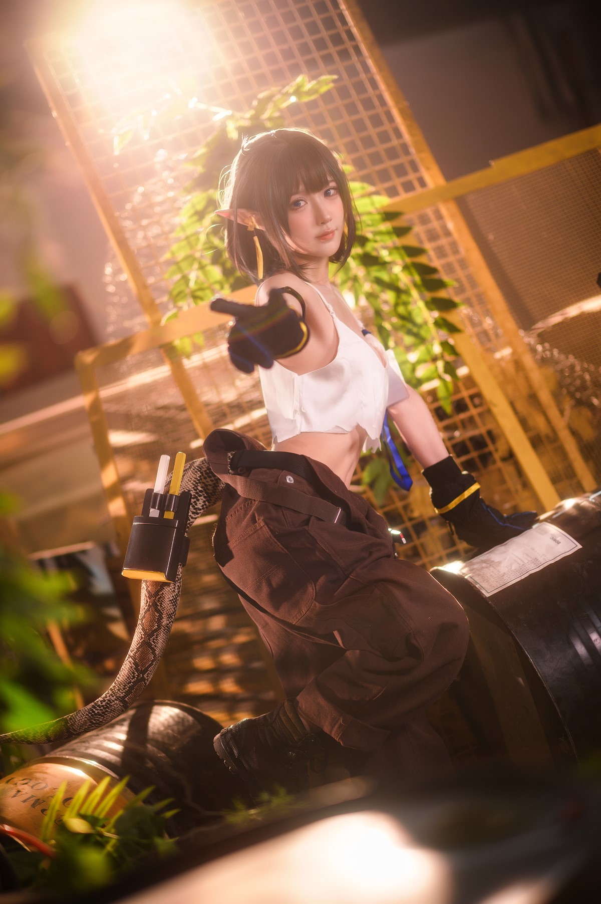 Coser@阿包也是兔娘 Vol.050 06月舰长 明日方舟 森蚺