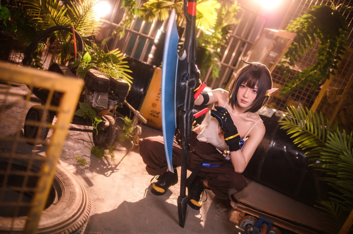 Coser@阿包也是兔娘 Vol.050 06月舰长 明日方舟 森蚺