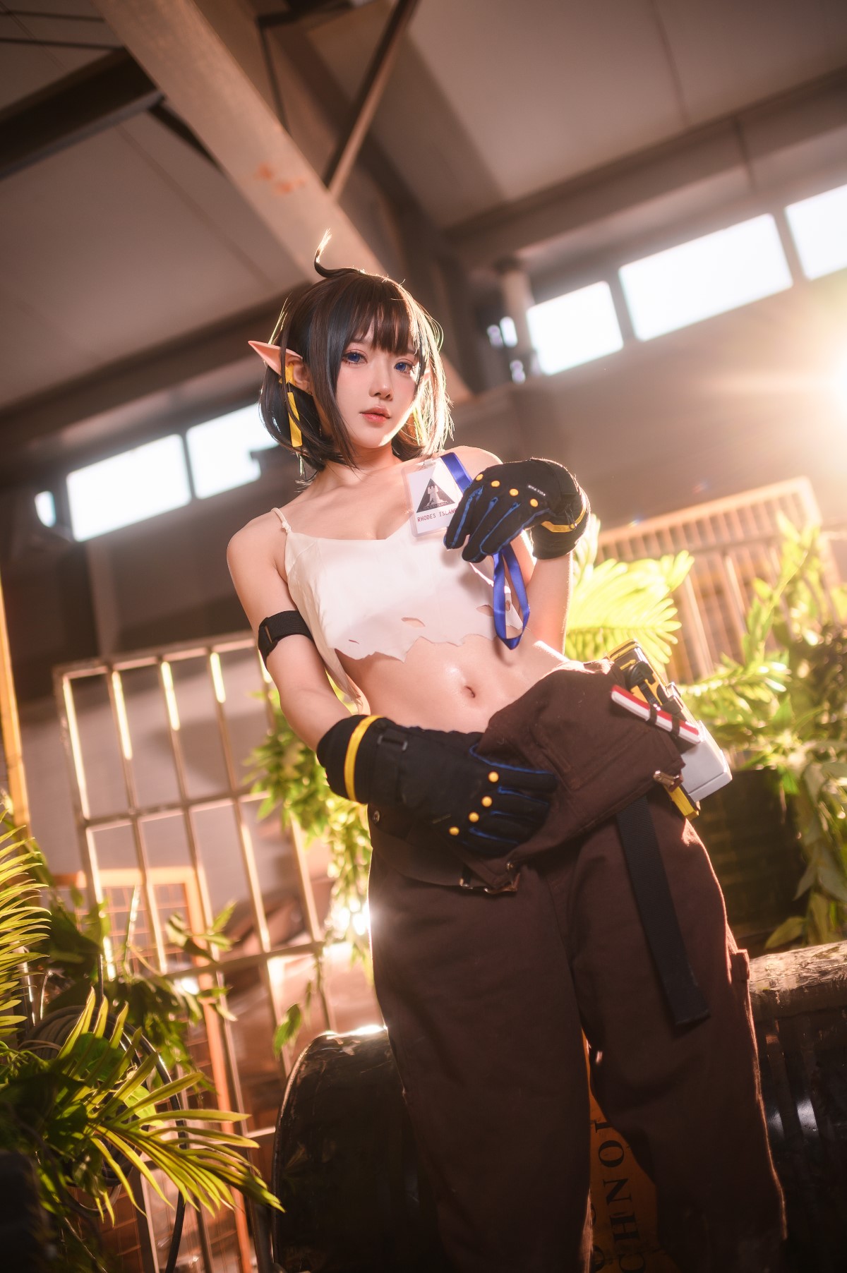 Coser@阿包也是兔娘 Vol.050 06月舰长 明日方舟 森蚺