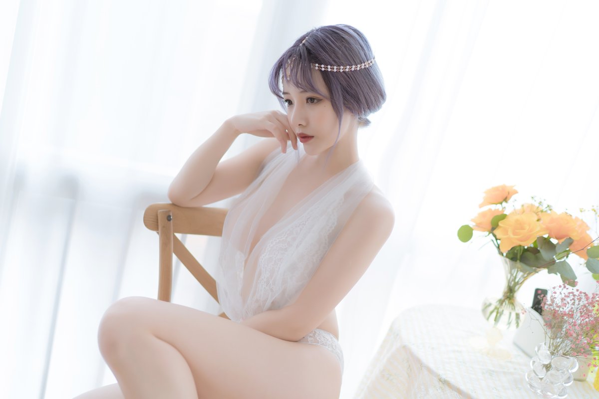 Coser@雯妹不讲道理 Vol.084 白色希腊