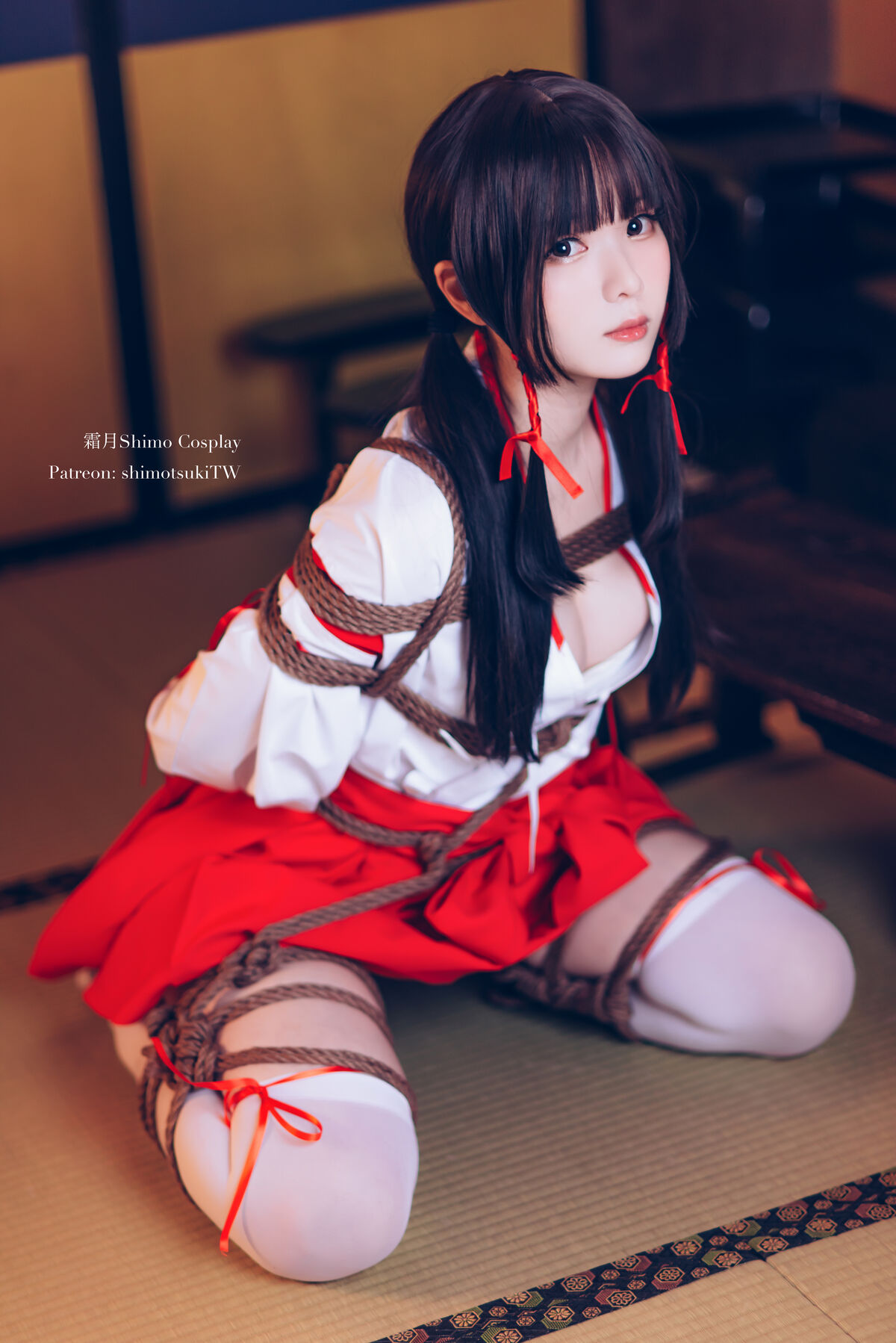 Coser@霜月shimo – 巫女捆绑