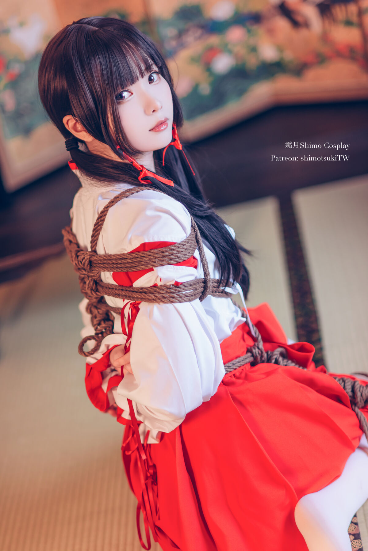 Coser@霜月shimo – 巫女捆绑