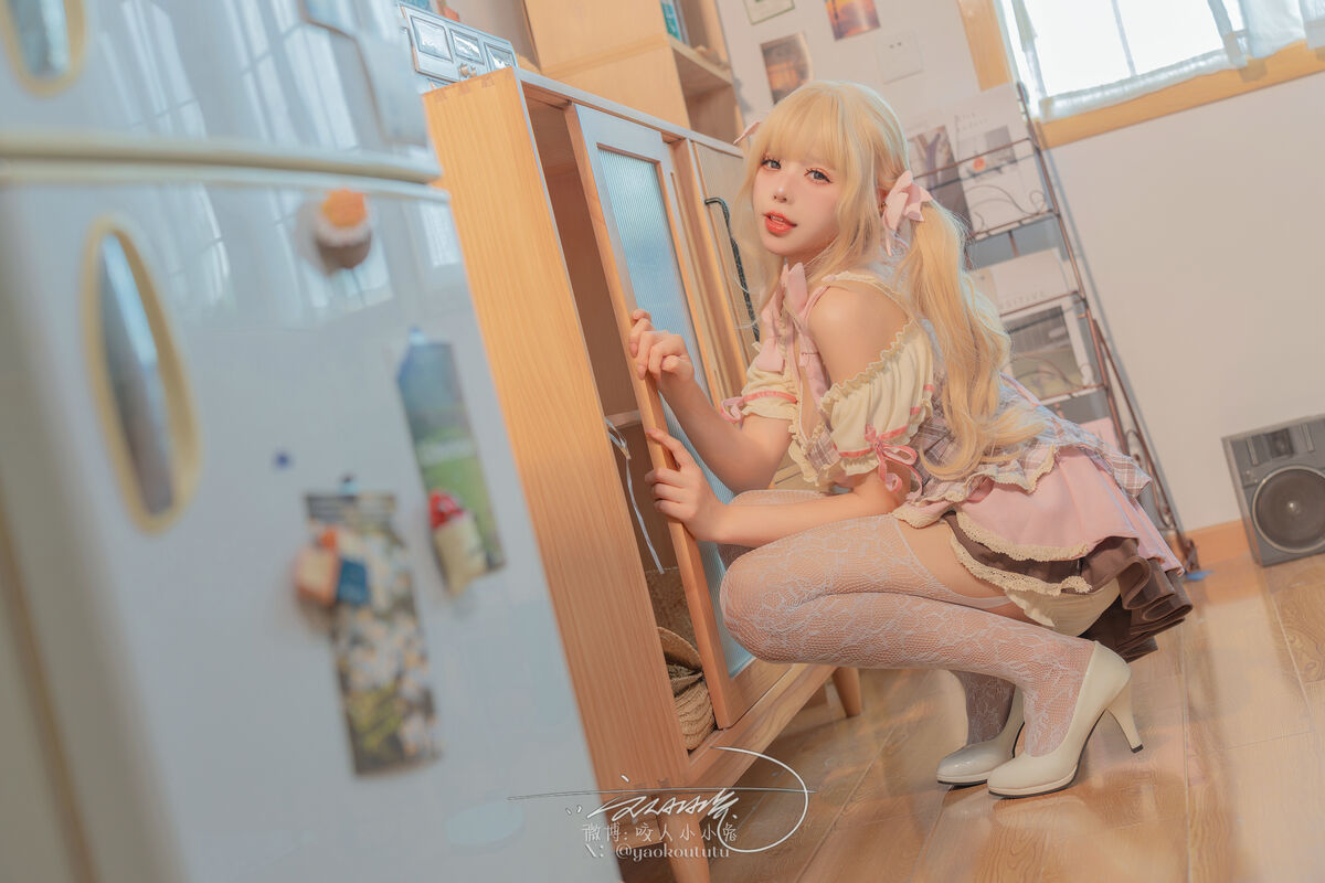 Coser@黏黏团子兔 – 居家甜妹 超级敏感