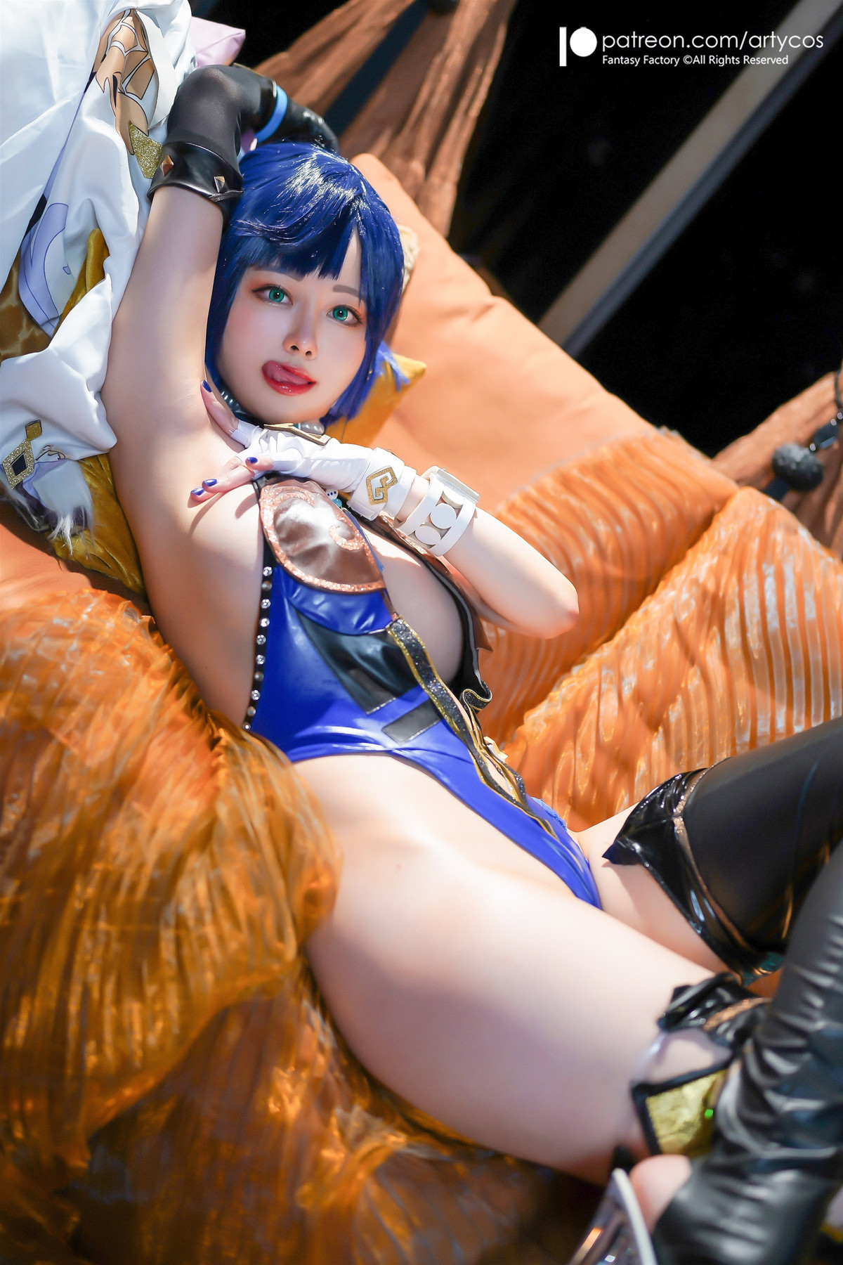 Cosplay Arty亞緹 Yelan 夜兰 Genshin Set.01