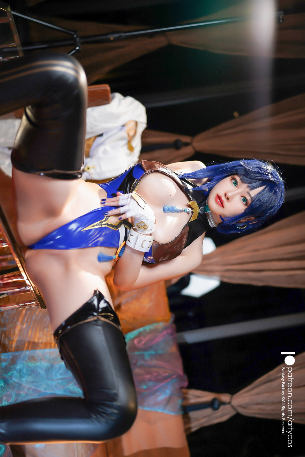 Cosplay Arty亞緹 Yelan 夜兰 Genshin Set.01